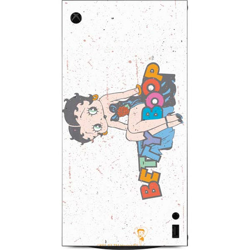 Betty Boop Splatter XBox Series X Digital Edition Console Skin